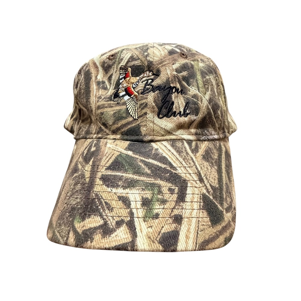 Predator Bayou Club Camo Duck‎ Embroidery Adjustable Hunting Hat Camouflage Cap